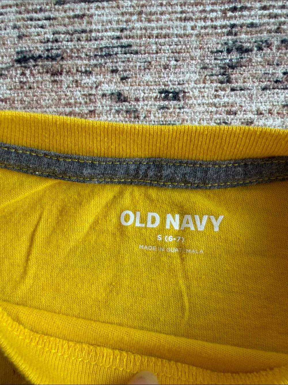 Old Navy bright yellow